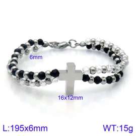 Stainless Steel Crystal Bracelet