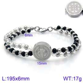 Stainless Steel Crystal Bracelet