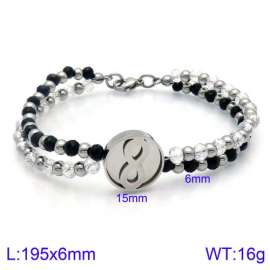 Stainless Steel Crystal Bracelet