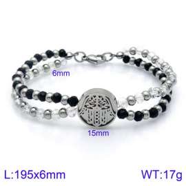 Stainless Steel Crystal Bracelet