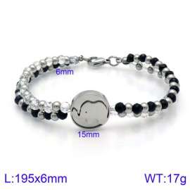 Stainless Steel Crystal Bracelet