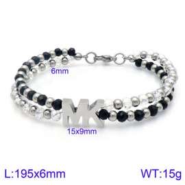 Stainless Steel Crystal Bracelet