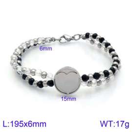 Stainless Steel Crystal Bracelet