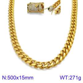 SS Gold-Plating Necklace