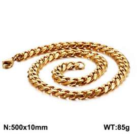 SS Gold-Plating Necklace
