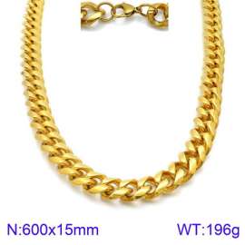 SS Gold-Plating Necklace