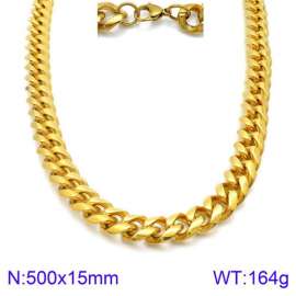 SS Gold-Plating Necklace