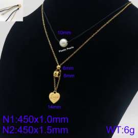 SS Gold-Plating Necklace
