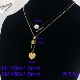 SS Gold-Plating Necklace