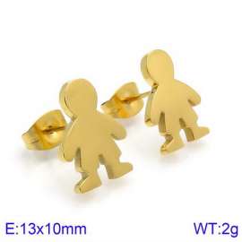 SS Gold-Plating Earring