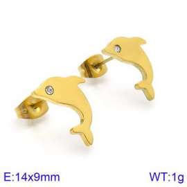 SS Gold-Plating Earring