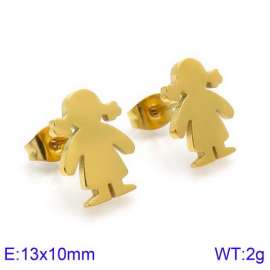 SS Gold-Plating Earring