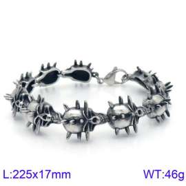 Stainless Skull Bracelet