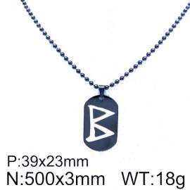 Stainless Steel Black-plating Necklace