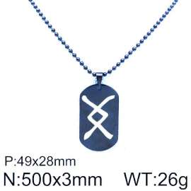 Stainless Steel Black-plating Necklace