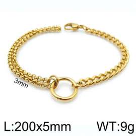 Stainless Steel Gold-plating Bracelet
