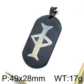 Stainless Steel Black-plating Pendant