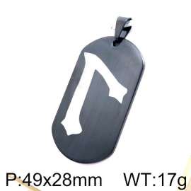 Stainless Steel Black-plating Pendant