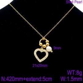 SS Gold-Plating Necklace