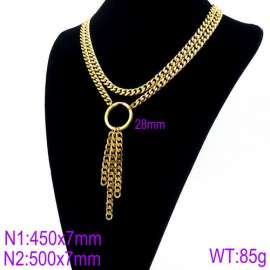 SS Gold-Plating Necklace