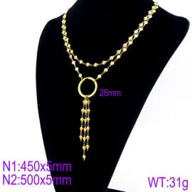 SS Gold-Plating Necklace