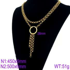 SS Gold-Plating Necklace