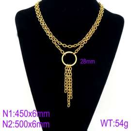 SS Gold-Plating Necklace