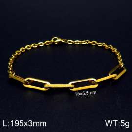 Stainless Steel Gold-plating Bracelet