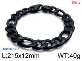 Stainless Steel Black-plating Bracelet