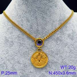 SS Gold-Plating Necklace