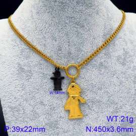 SS Gold-Plating Necklace