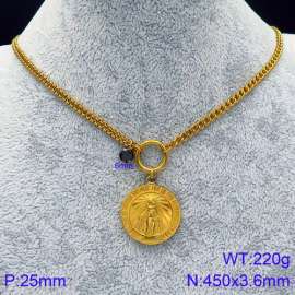 SS Gold-Plating Necklace