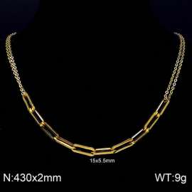 SS Gold-Plating Necklace