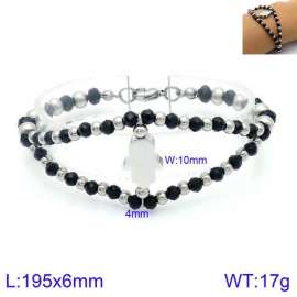 Stainless Steel Crystal Bracelet