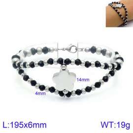 Stainless Steel Crystal Bracelet