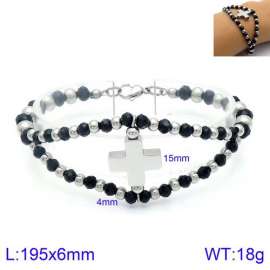 Stainless Steel Crystal Bracelet