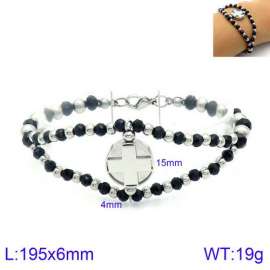 Stainless Steel Crystal Bracelet