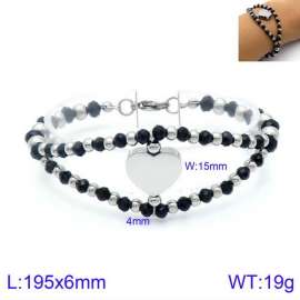 Stainless Steel Crystal Bracelet