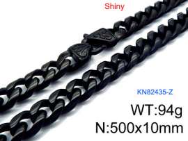 Stainless Steel Black-plating Necklace