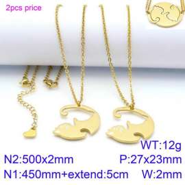 SS Gold-Plating Necklace
