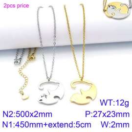 SS Gold-Plating Necklace
