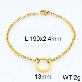 Stainless Steel Gold-plating Bracelet