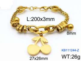 Stainless Steel Gold-plating Bracelet