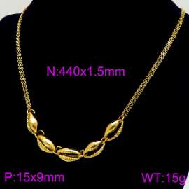 SS Gold-Plating Necklace