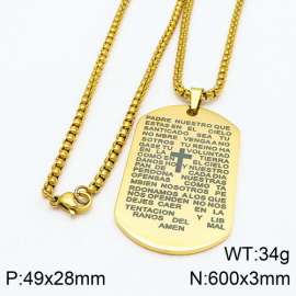 SS Gold-Plating Necklace