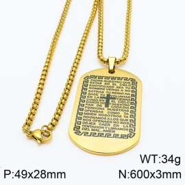 SS Gold-Plating Necklace