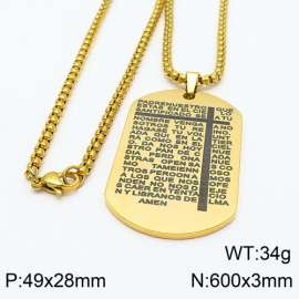 SS Gold-Plating Necklace