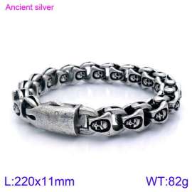 Stainless Skull Bracelet