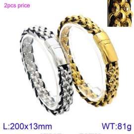 Stainless Steel Gold-plating Bracelet