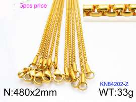 Staineless Steel Small Gold-plating Chain